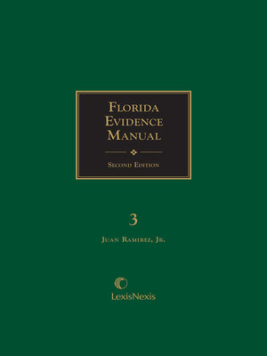 cover image of Florida Evidence Manual